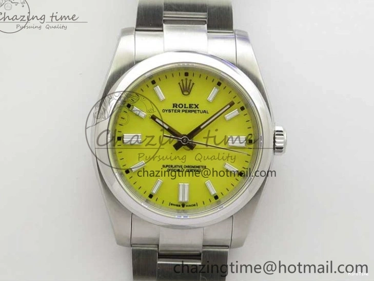 MiroTime 0411 Fashionable Oyster Perpetual 126000 36mm KRF 1:1 Best Edition 904L Steel Yellow Dial A 2729